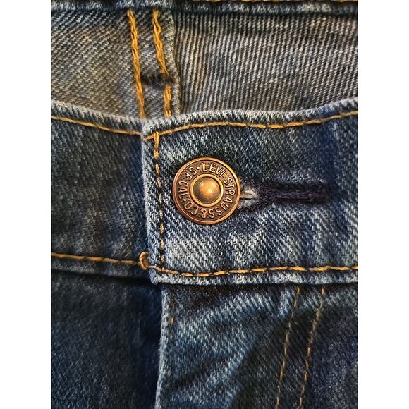 Levi's 505 Men's Jeans Size 36 x 32 Medium Stonewash Cotton Denim Straight Leg - Picture 6 of 9